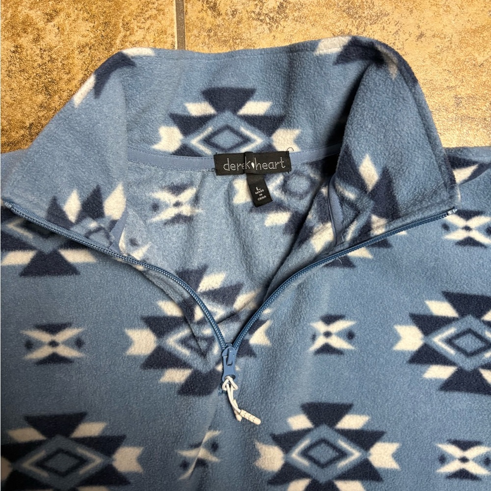 Blue Aztec Pattern Jacket - Picture 2 of 2